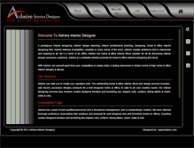 Tablet Screenshot of admireinteriors.com
